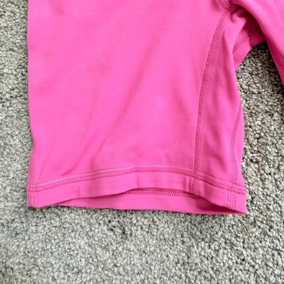 Lululemon 7” Align Biker Short Sonic Pink High Rise Activewear Mid-Thigh Size 2 - Picture 3 of 7